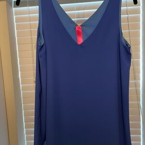 Elegant Blue Sleeveless Top